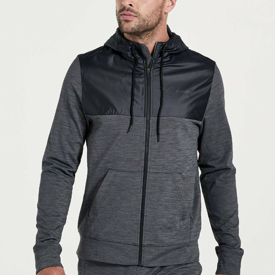 Clothing Saucony | Saucony Solstice Zip Hoody Men'S Online